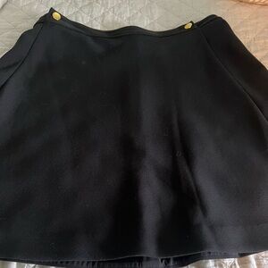 Kate Spade Black and White Mini A-Line Skirt